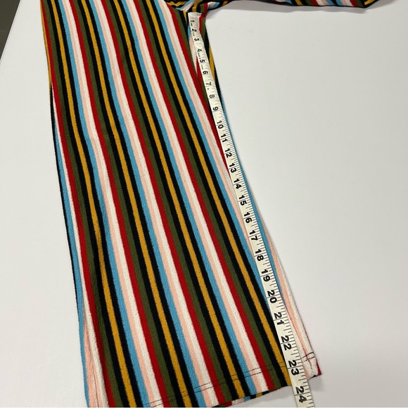 Urban Outfitters Wide Leg Crop Knit Pants Size S Pull On Terry Cloth Lounge Boho - Picture 7 of 9